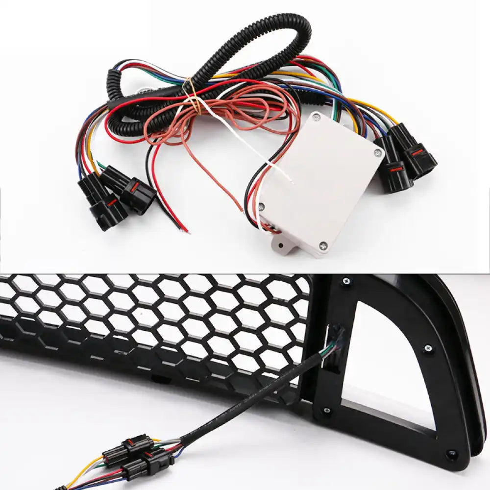 2013-2014 Ford Mustang Non-Shelby LED Light Unpainted Front Grille
