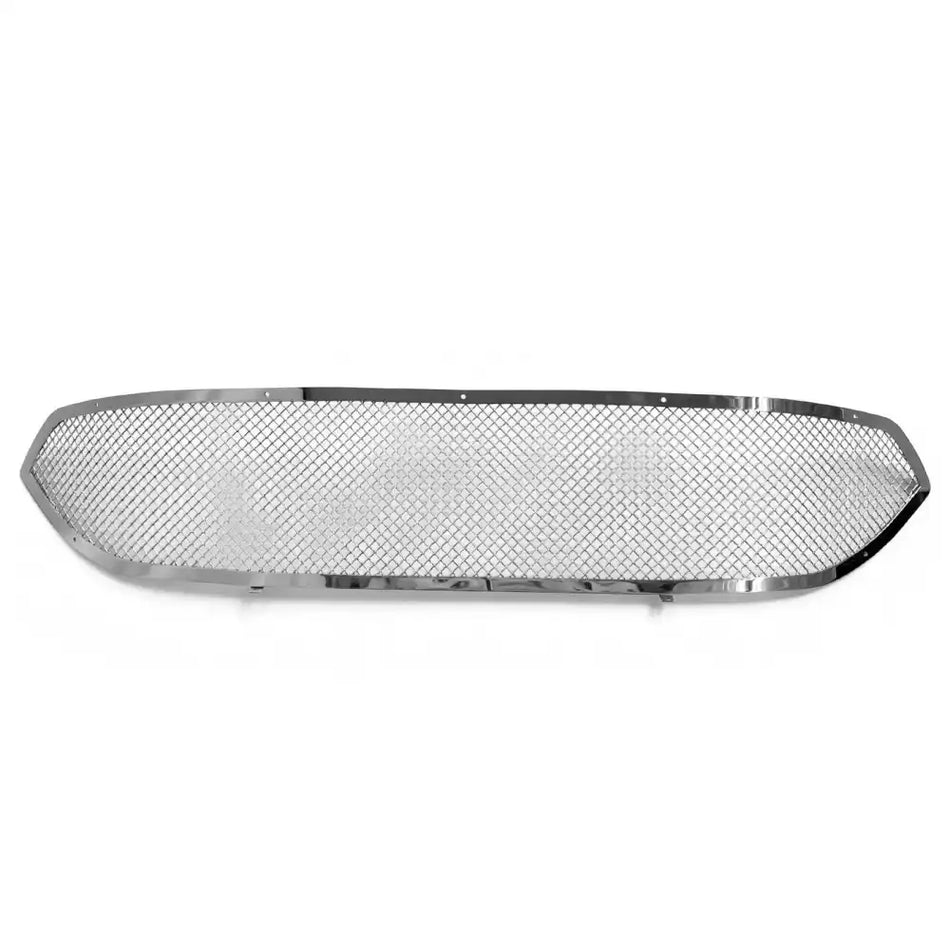2013-2015 Ford Fusion Mesh Style Chrome Front Upper Grille Stainless Steel