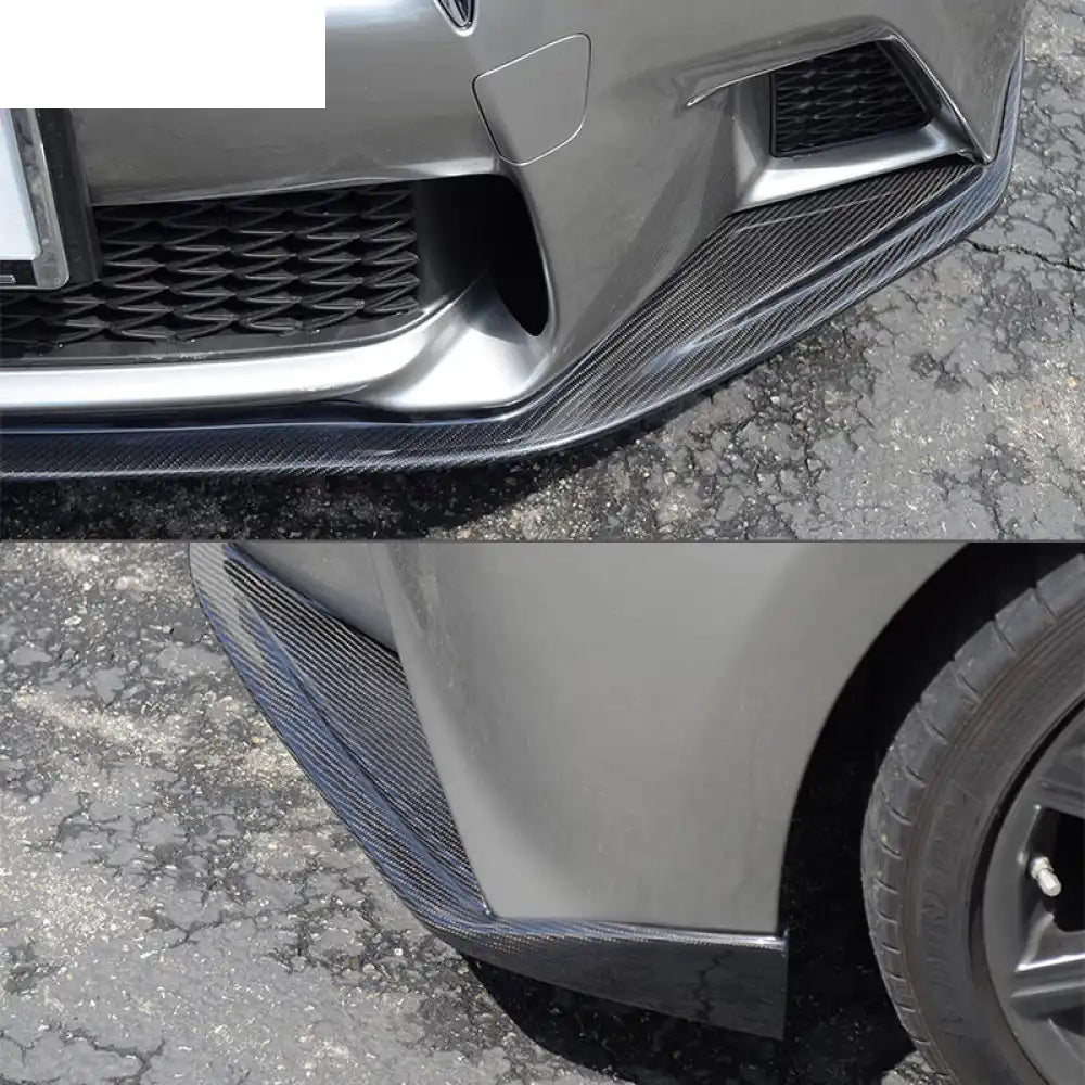 2013-2015 Lexus GS350 450 F Sport SK Front Bumper Lip Carbon Fiber CF