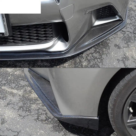 2013-2015 Lexus GS350 450 F Sport SK Front Bumper Lip Carbon Fiber CF