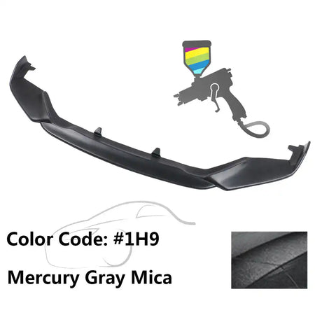 2013-2015 Lexus GS350 F Sport IKON Style Front Bumper Lip Painted PP Painted #1H9 Mercury Gray Mica