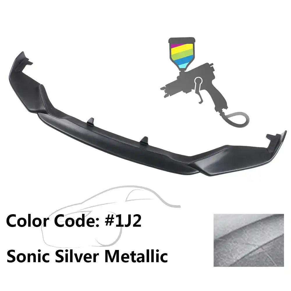 2013-2015 Lexus GS350 F Sport IKON Style Front Bumper Lip Painted PP Painted #1J2 Sonic Silver Metallic