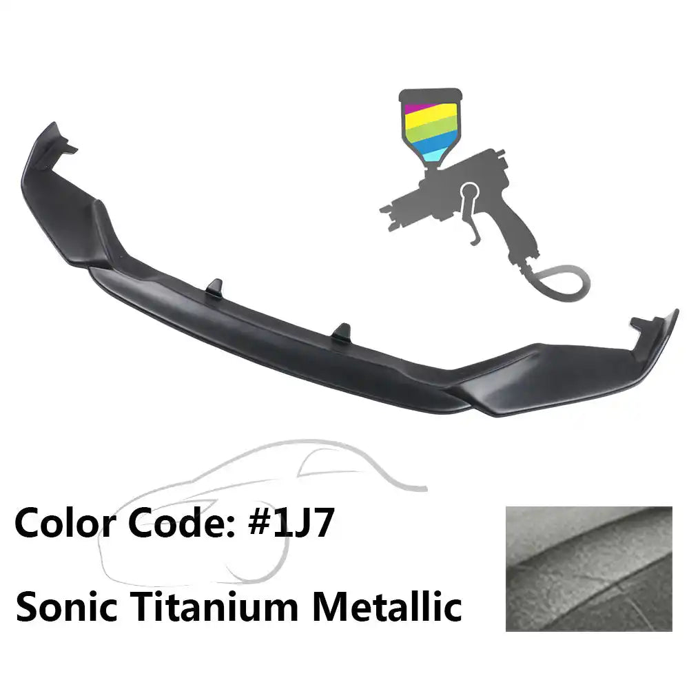 2013-2015 Lexus GS350 F Sport IKON Style Front Bumper Lip Painted PP Painted #1J7 Sonic Titanium Metallic