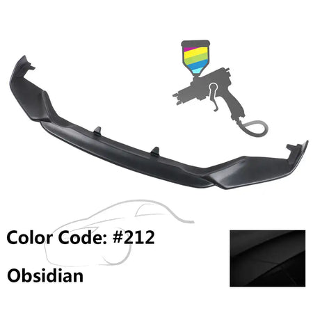 2013-2015 Lexus GS350 F Sport IKON Style Front Bumper Lip Painted PP Painted #212 Obsidian
