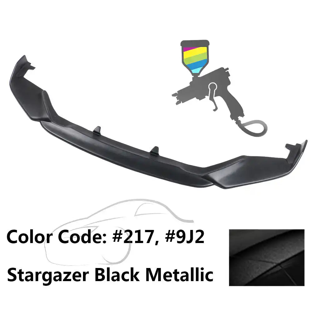 2013-2015 Lexus GS350 F Sport IKON Style Front Bumper Lip Painted PP Painted #217, 9J2 Stargazer Black Metallic