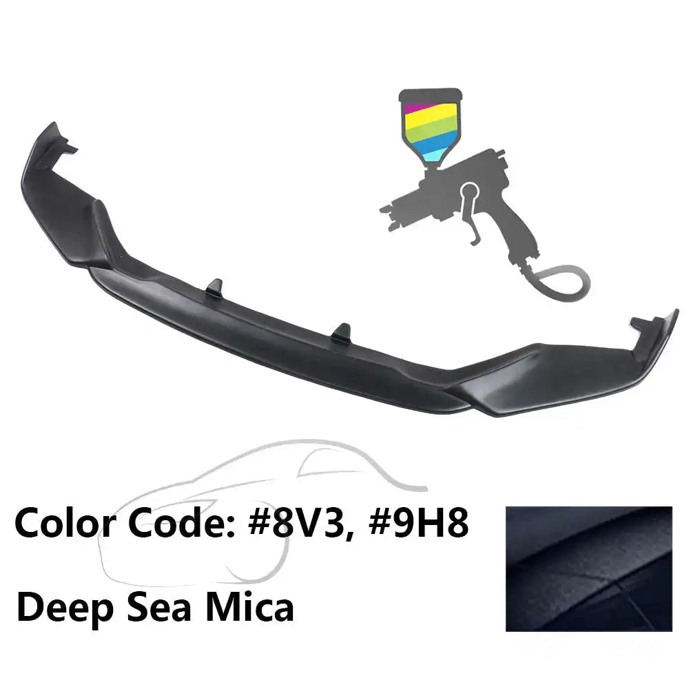 2013-2015 Lexus GS350 F Sport IKON Style Front Bumper Lip Painted PP Painted #8V3, 9H8 Deep Sea Mica