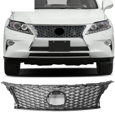 2013-2015 Lexus RX350 RX450h F Sport Style Chrome Honeycomb Grille