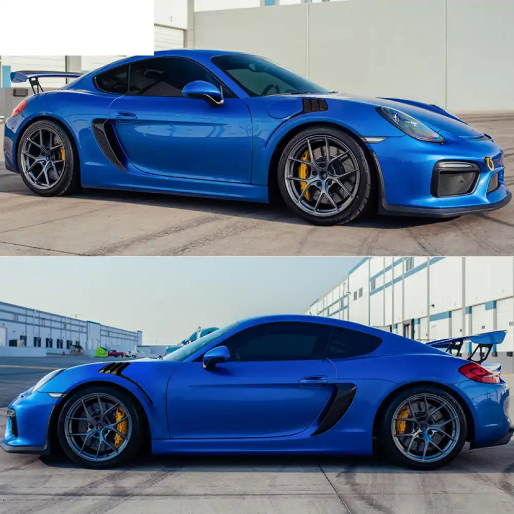 2013-2016 Cayman Boxster GT4 Style Front Bumper + 2PCs Side Fender