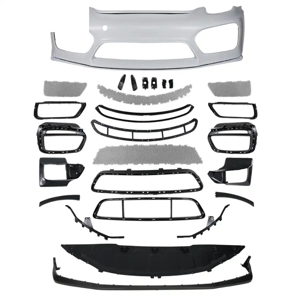 2013-2016 Cayman Boxster GT4 Style Front Bumper + 2PCs Side Fender