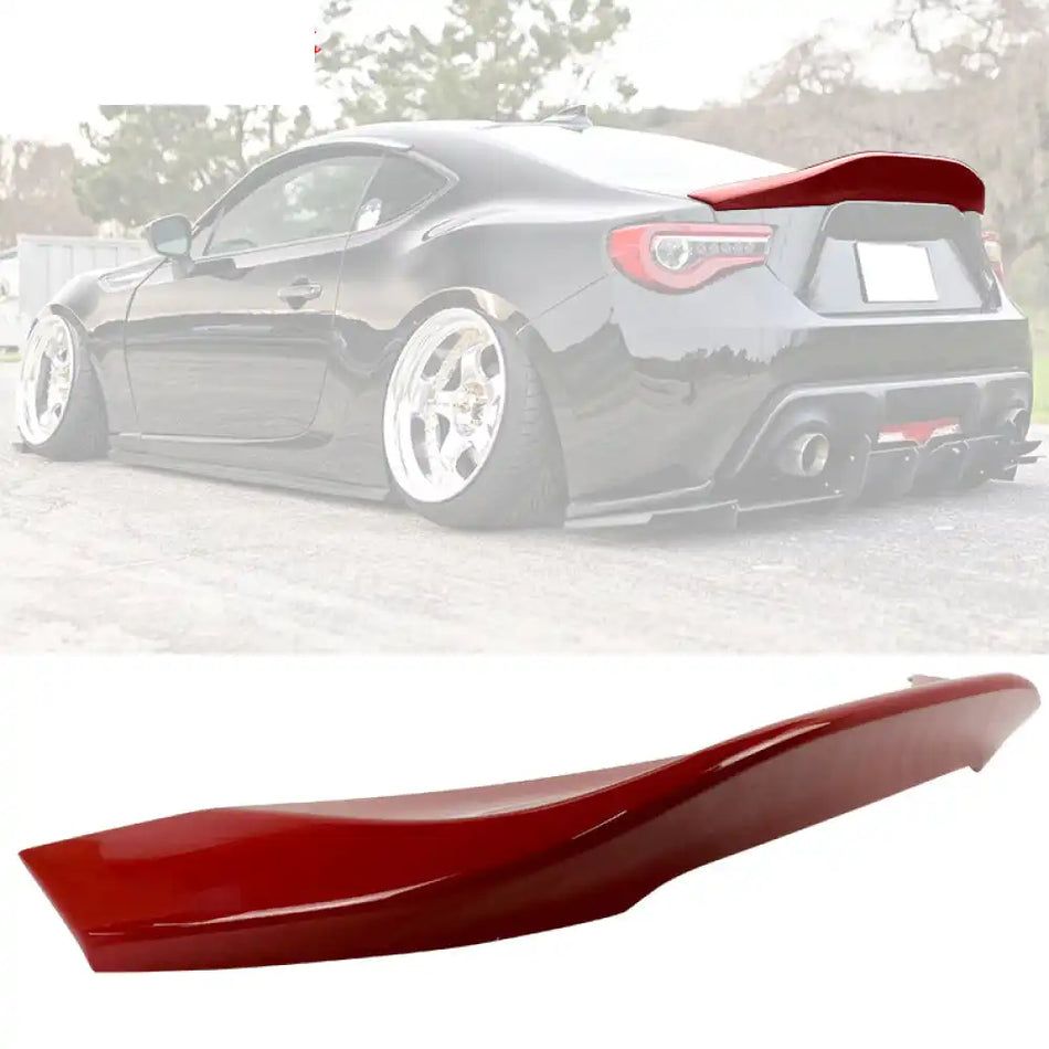 2013-2016 Scion FR-S & 2013-2020 Subaru BRZ & 2017-2020 Toyota 86 Duckbill Rear Trunk Deck Lid Spoiler Wing Lip L Style