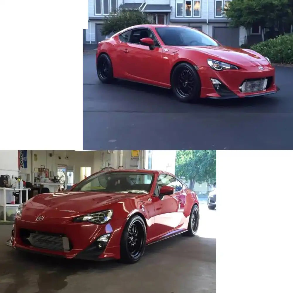 2013-2016 Scion FR-S RS Style Unpainted Black Front Bumper Lip PU