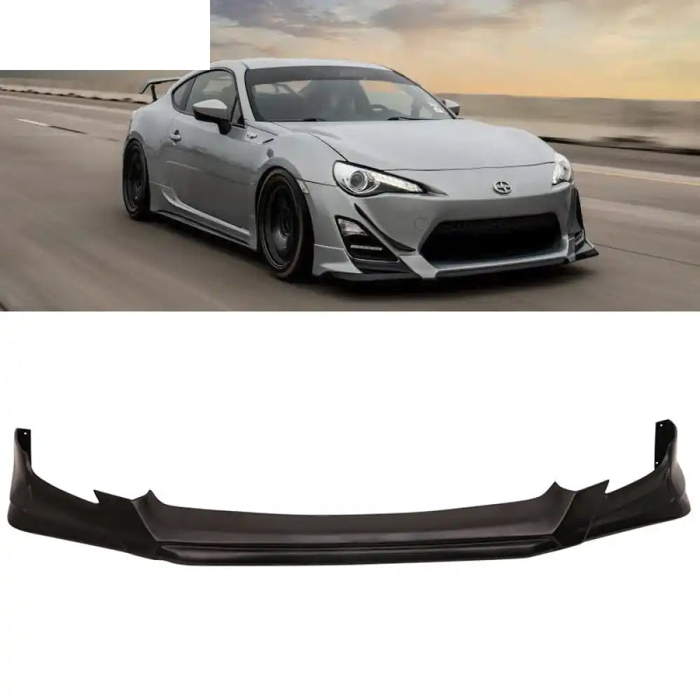 2013-2016 Scion FR-S RS Style Unpainted Black Front Bumper Lip PU