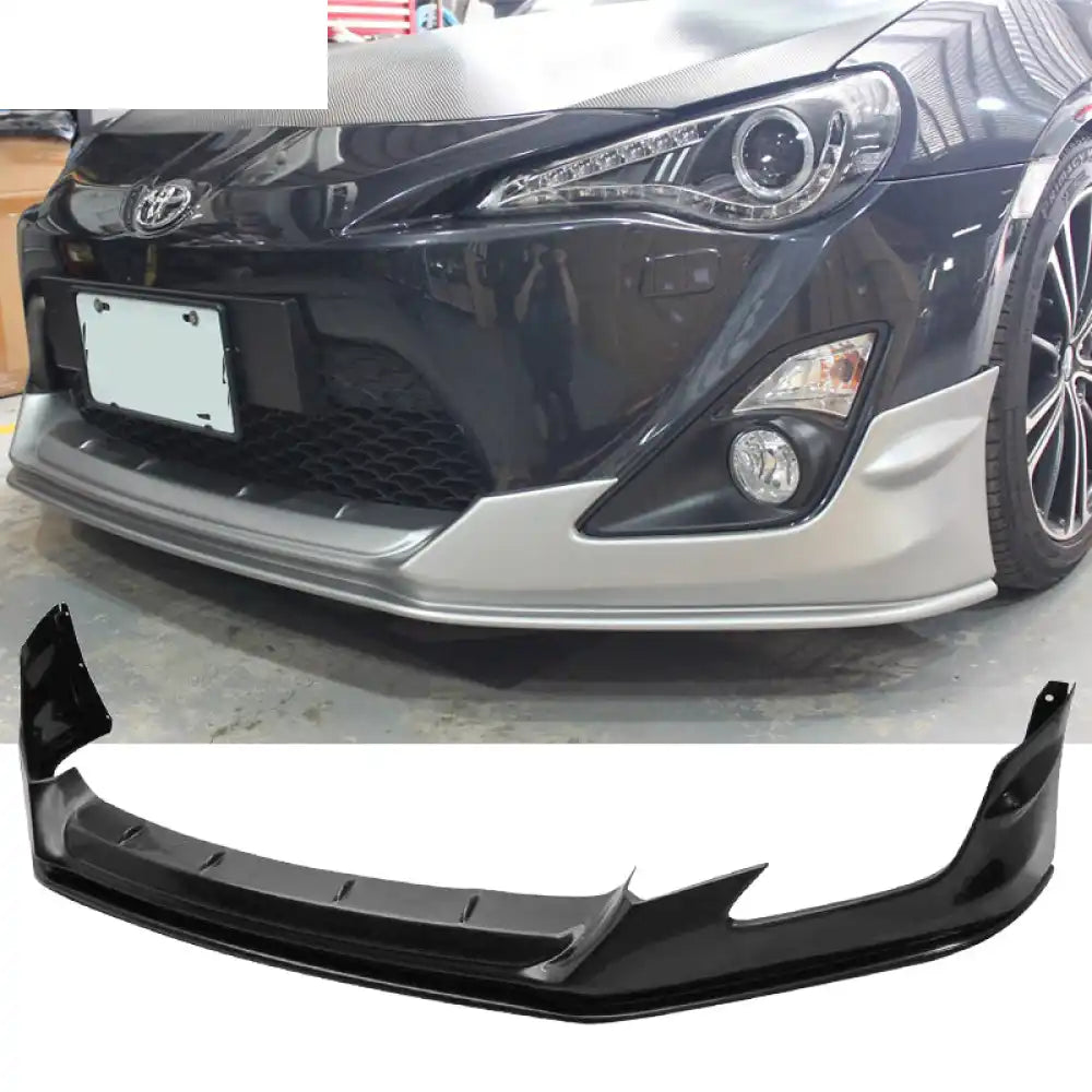 2013-2016 Scion FRS Aero OEM Style Unpainted Black Front Bumper Lip PU