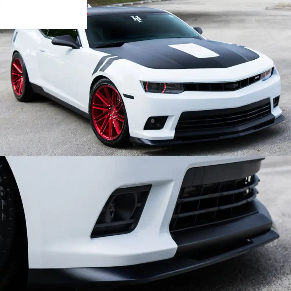 2014-2015 Chevrolet Camaro SS Front Lip 1LE Style Unpainted Lip Spoiler PU