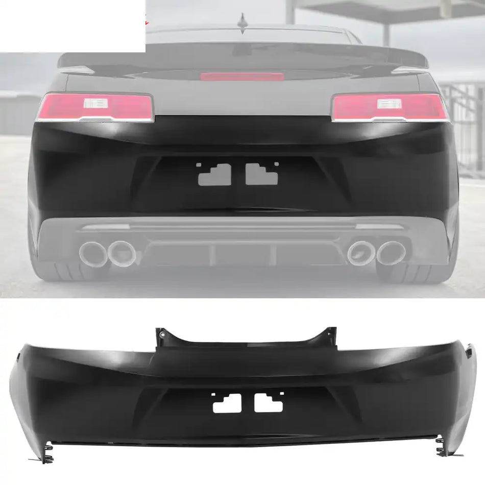 2014-2015 Chevy Camaro 6th ZL1 Style Unpainted Rear Bumper Cover PP