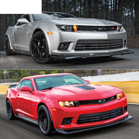 2014-2015 Chevy Camaro Z28 Style Black Front Upper Mesh Grille