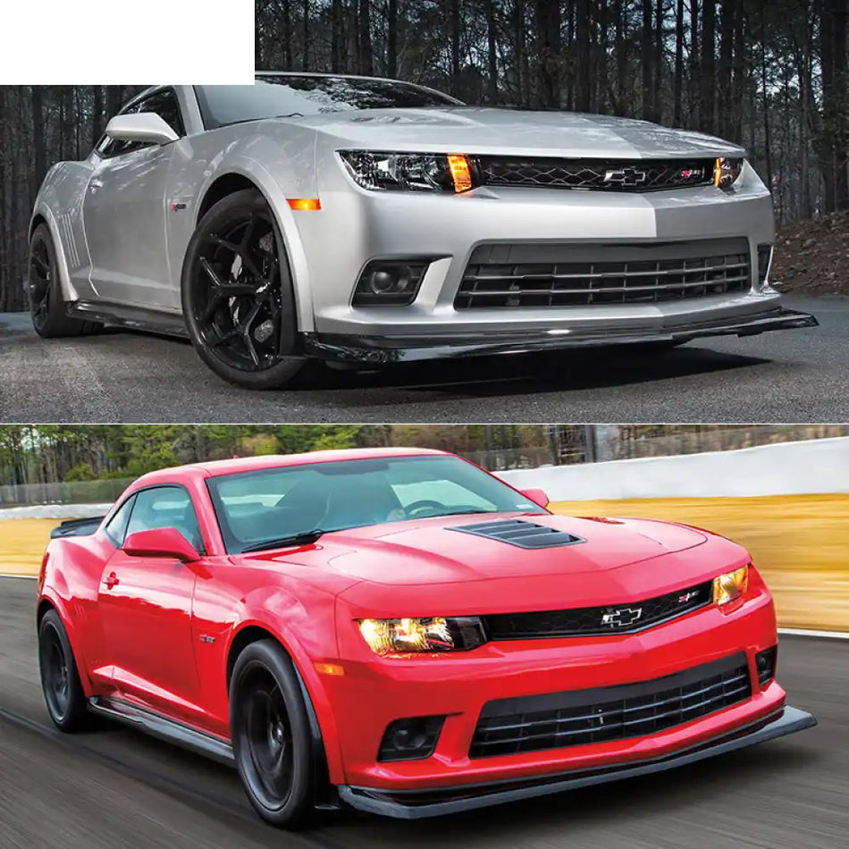 2014-2015 Chevy Camaro Z28 Style Black Front Upper Mesh Grille