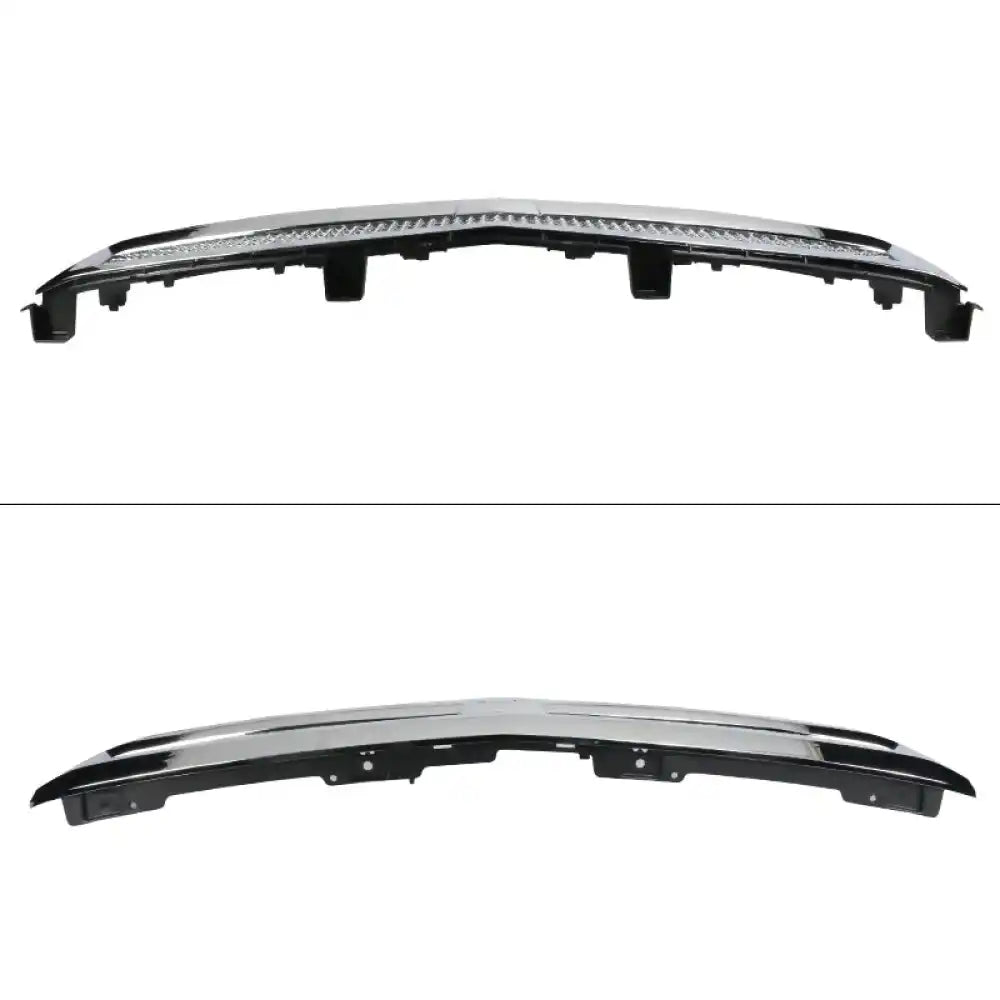 2014-2015 Chevy Silverado 1500 B Style Silver Front Bumper Grille ABS Chrome