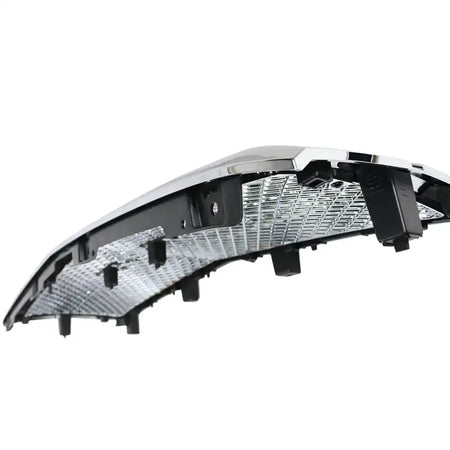 2014-2015 Chevy Silverado 1500 B Style Silver Front Bumper Grille ABS Chrome