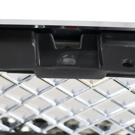 2014-2015 Chevy Silverado 1500 B Style Silver Front Bumper Grille ABS Chrome