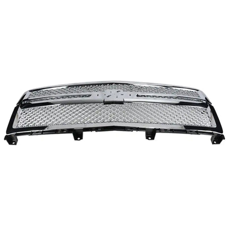 2014-2015 Chevy Silverado 1500 B Style Silver Front Bumper Grille ABS Chrome