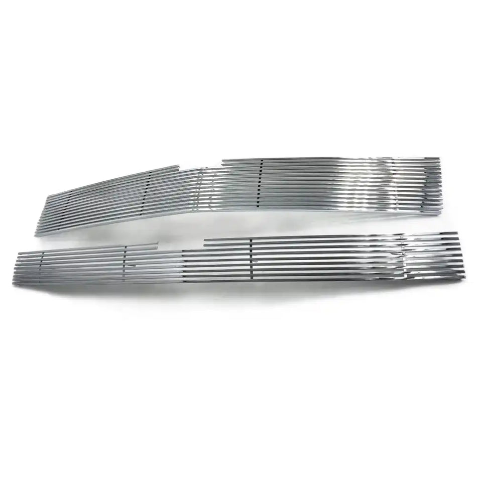 2014-2015 Chevy Silverado 1500 Chrome Front Upper Billet Grille Insert Chrome
