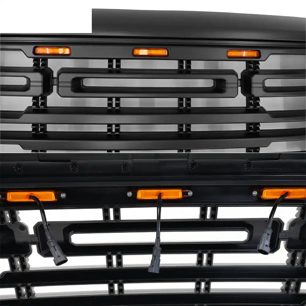 2014-2015 GMC Sierra 1500 Front Bumper Hood Grille Guard Grill