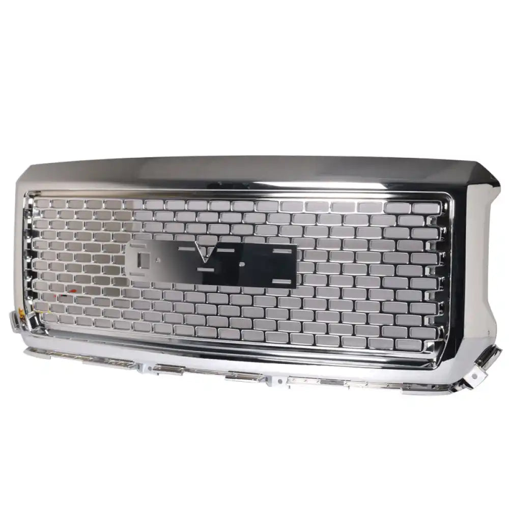 2014-2015 GMC Sierra 1500 Vertical Chrome Front Bumper Grille ABS
