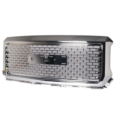 2014-2015 GMC Sierra 1500 Vertical Chrome Front Bumper Grille ABS