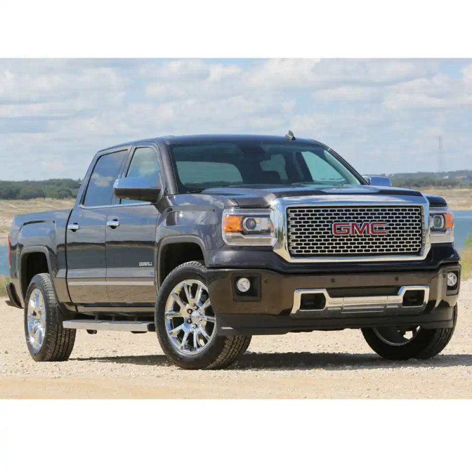 2014-2015 GMC Sierra 1500 Vertical Chrome Front Upper Grille Grill ABS