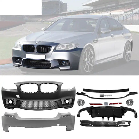 2014-2016 BMW F10 M5 Front Bumper W/ Foglight + Cover + Rear Bumper
