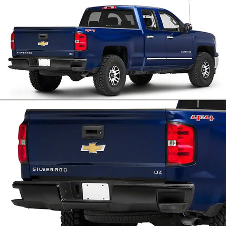 2014-2018 Silverado GMC Sierra 1500 Rear Step Bumper w/o Sensor Holes