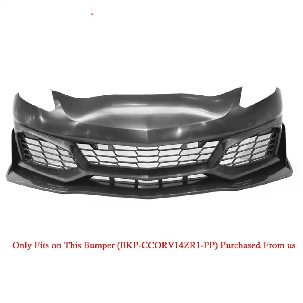 2014-2019 Chevy Corvette C7 ZR1 Style Painted Front Bumper Lip PP