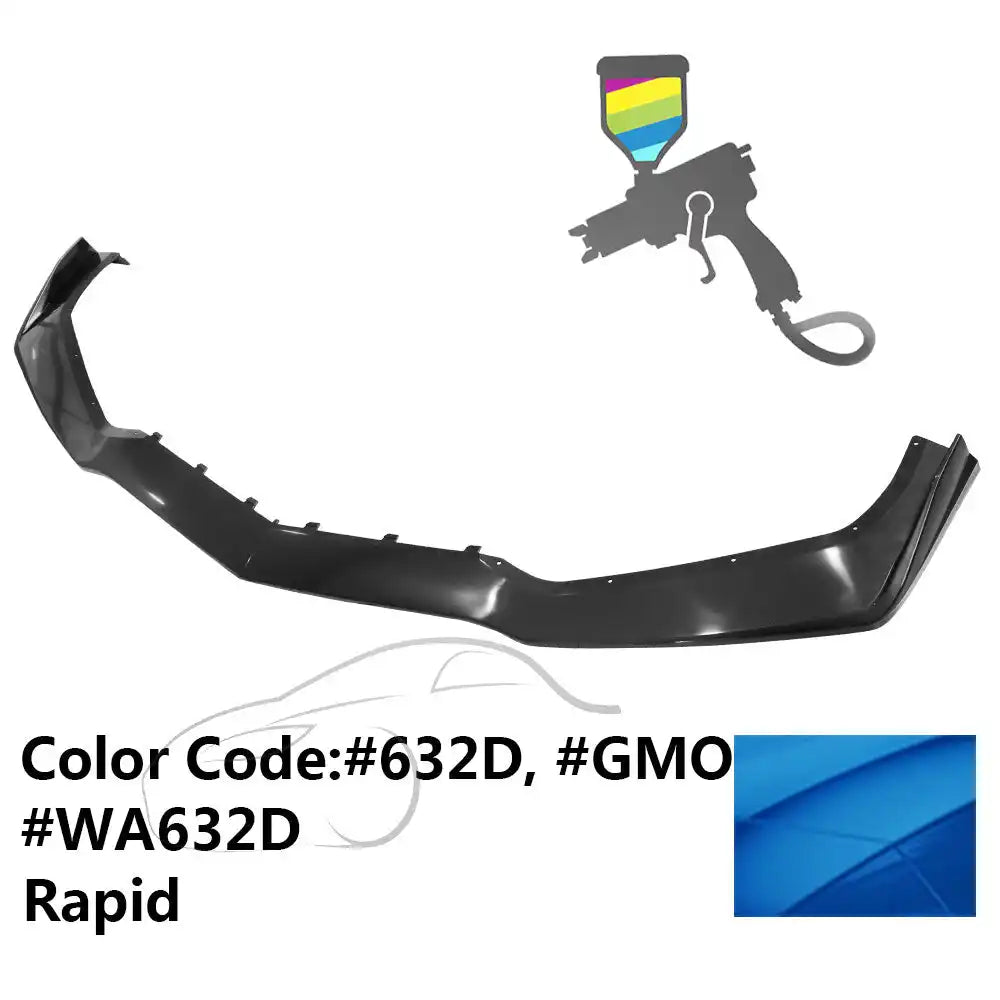 2014-2019 Chevy Corvette C7 ZR1 Style Painted Front Bumper Lip PP #632D, GMO, WA632D Rapid