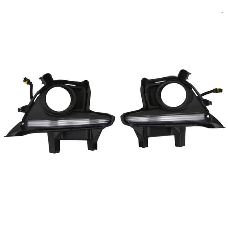 2014-2019 Toyota Highlander Clear Lens DRL LED Fog Light Pair ABS