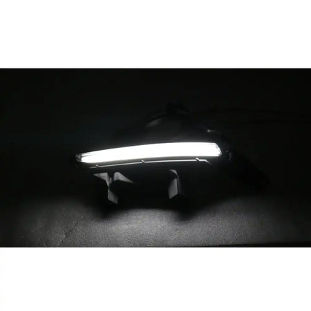 2014-2019 Toyota Highlander Clear Lens DRL LED Fog Light Pair ABS