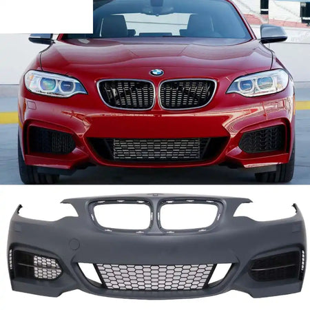 2014-2021 BMW F22 F23 2 Series M Sport Style PP Front Bumper Cover