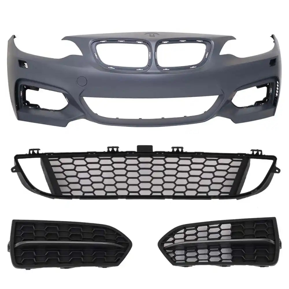 2014-2021 BMW F22 F23 2 Series M Sport Style PP Front Bumper Cover