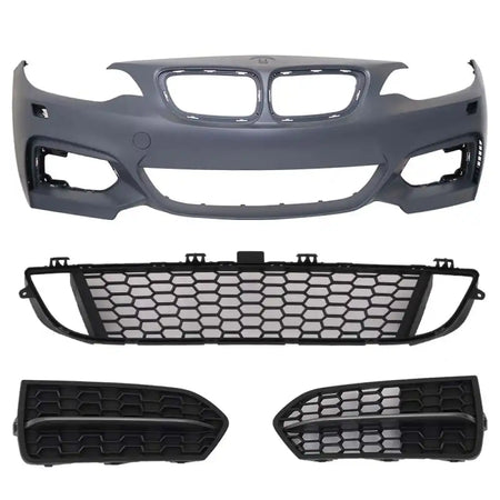2014-2021 BMW F22 F23 2 Series M Sport Style PP Front Bumper Cover