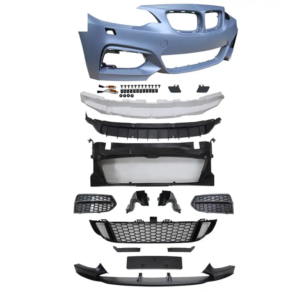 2014-2021 BMW F22 F23 2-Series MP Style Front Bumper Cover W/Grille PP