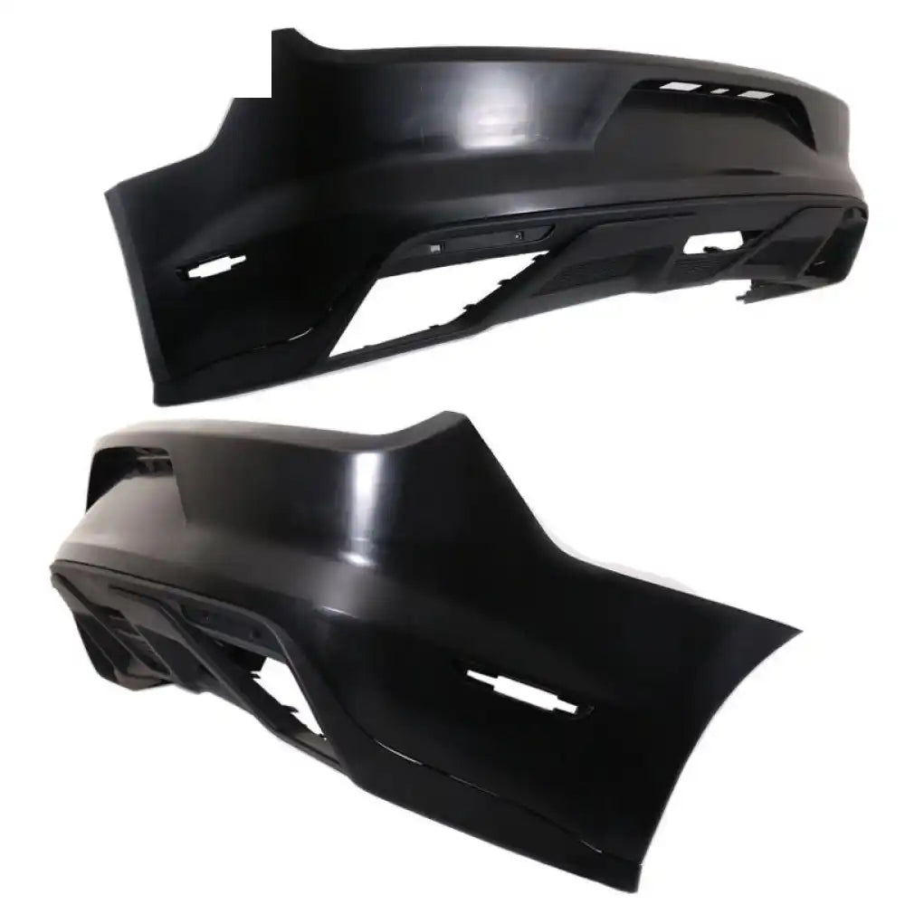 2015-2016 Ford Mustang GT350 Black Front Rear Bumper Conversion PP