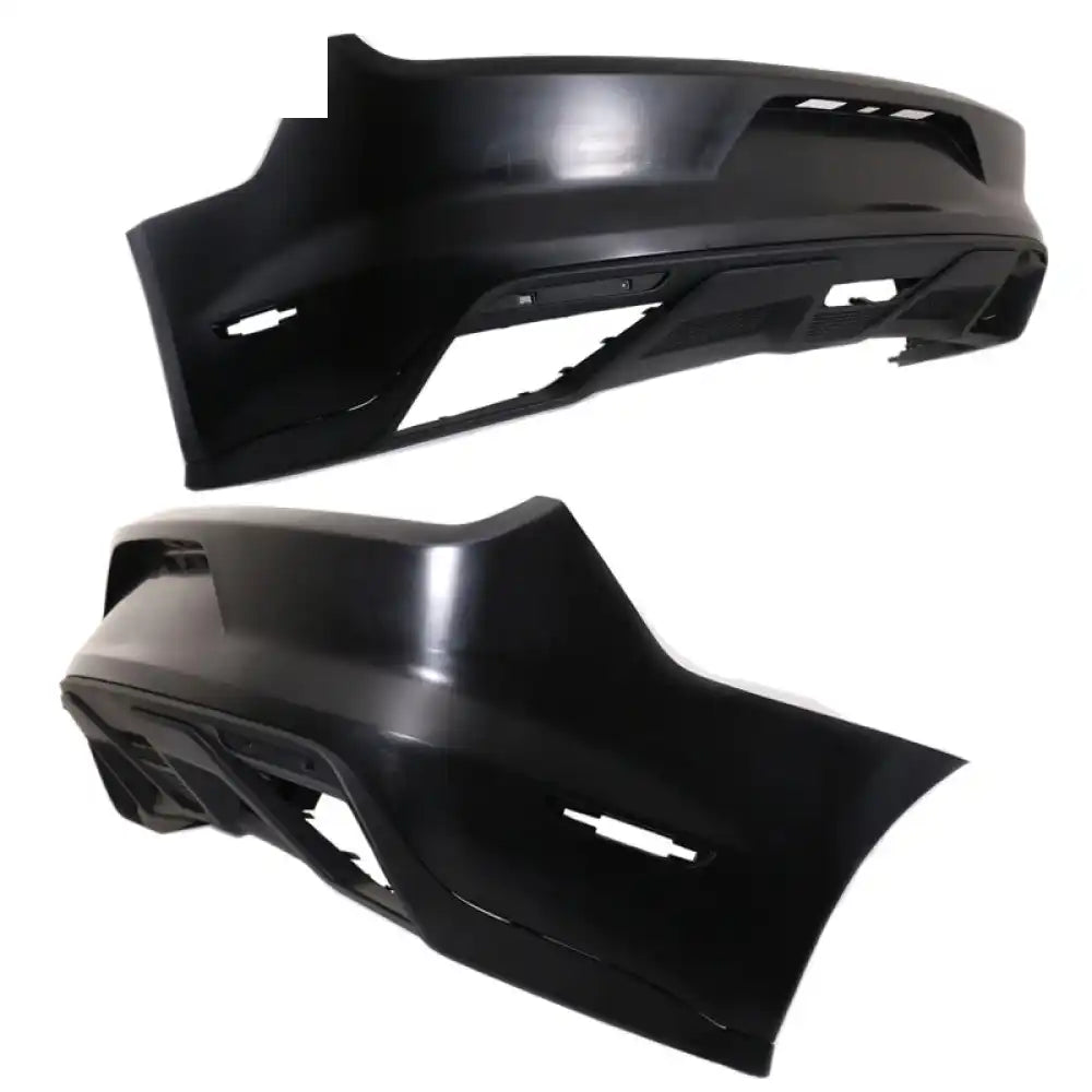 2015-2016 Ford Mustang GT350 Black Rear Bumper Kit With Diffuser