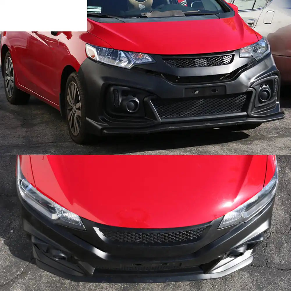2015-2016 Honda Fit GK5 Front Bumper Conversion Cover DRL Light PP
