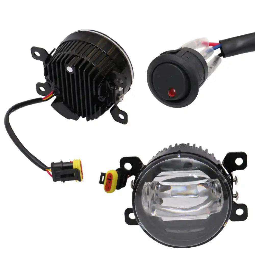 2015-2016 Honda Fit GK5 Jazz Front Bumper Conversion DLR Foglight PP