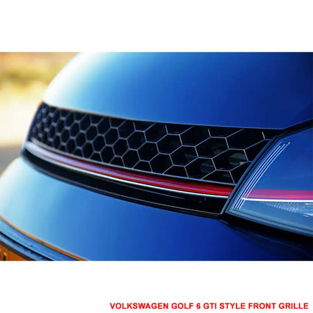 2015-2016 VW Golf MK7 GTI Style Black W/ Red Trim Front Grille ABS