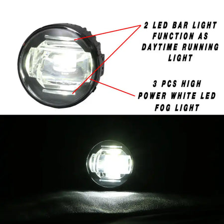 2015-2016ÃÂ Honda Fit Jazz GK5 Daytime Running Fog Light US Model ABS