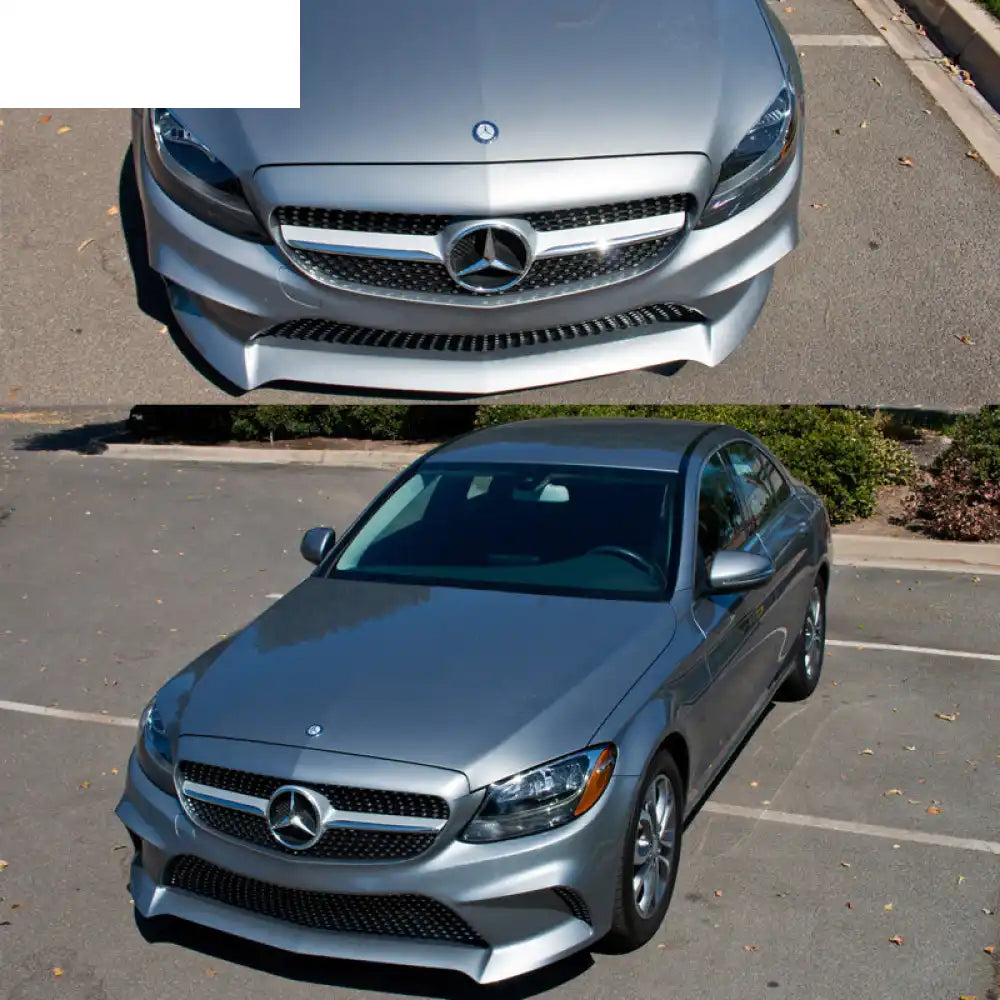 2015-2017 Benz W205 C-Class Concept Style Front Bumper Conversion PP