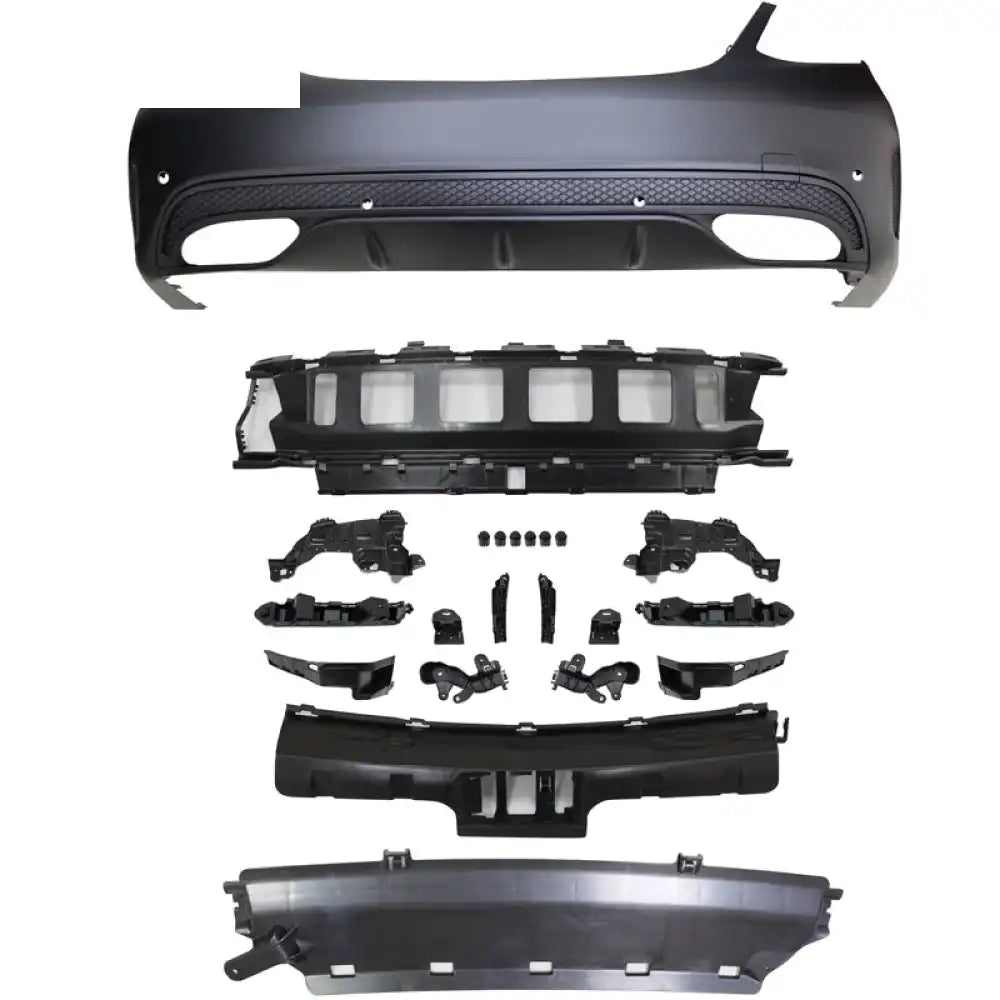 2015-2017 Benz W205 C Class W/ PDC Front + Rear Bumper + Side Skirts