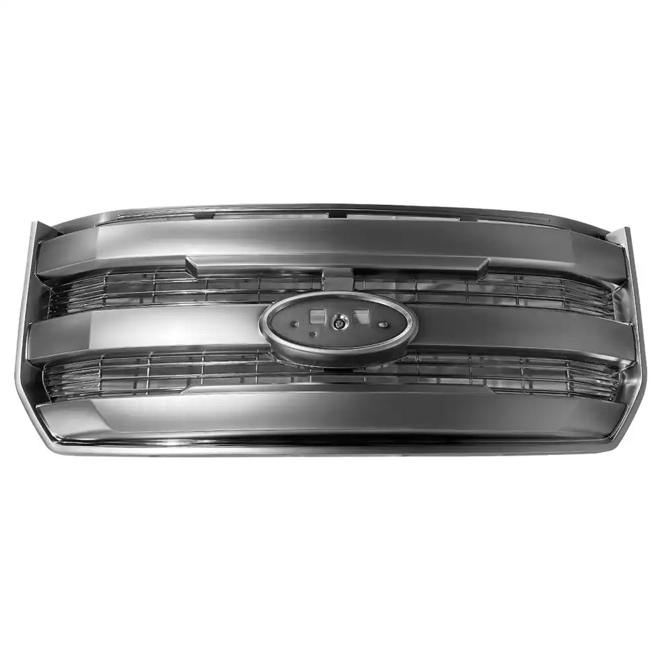 2015-2017 Ford F-150 Lariat / King Ranch Matte Chrome Front Grille ABS
