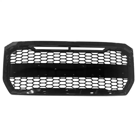 2015-2017 Ford F-150 Raptor Style Gloss Black Front Upper Grille ABS
